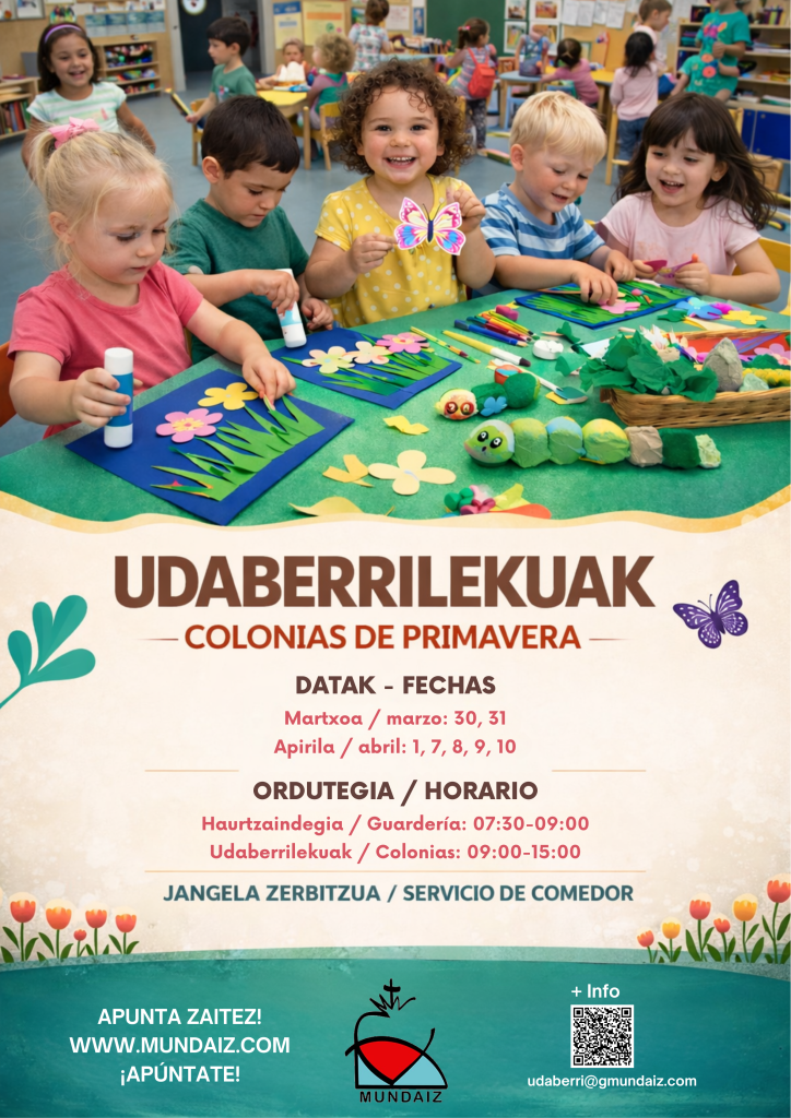 HAUR HEZKUNTZAKO UDABERRILEKUAK 2026